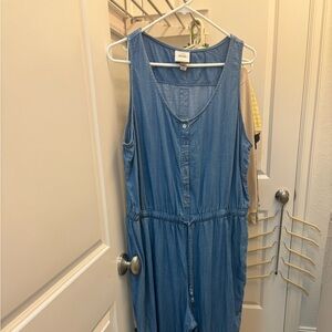 Knox Rose Light Blue Denim Top